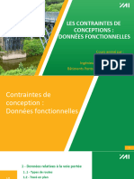 3-3 Les Contraintes de Conception - Donnes Fontionnelles