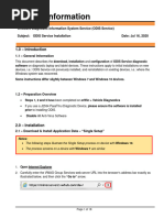 ODIS Software Installation & Configuration Instructions