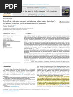 2023 - RL - Burashed - The Efficacy of Anterior Open Bite Closure W Invisa Attachments