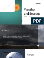 Weather and Seasons