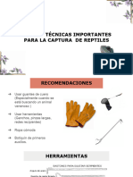 Fauna - Guía de Técnicas Importantes para La Captura de Reptiles