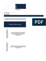 Matriz de Riesgos y Controles para El Manejo de Información Sensible o Confidencial