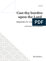 CONSOLACION Cast Thy Burden Upon The Lord (SATB) - PERUSAL