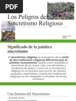 Los Peligros Del Sincretismo Religioso