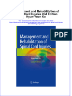 Dơnload Management and Rehabilitation of Spinal Cord Injuries 2nd Edition Hyun-Yoon Ko Full Chapter