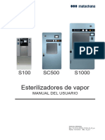 Esterilizadores de Vapor: SC500 S1000 S100