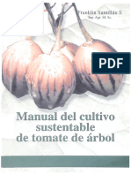 Manual Del Cultivo Sustentable de Tomate de Árbol