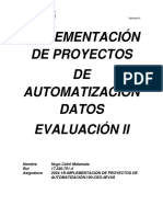 Evaluacion N°2 Implementacion de Proyectos de Automatizacion Hugo Catril Matamala