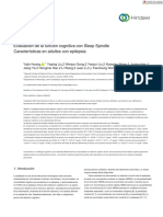 Neural Plasticity - 2023 - Huang - Assessment of Cognitive Function With Sleep Spindle Characteristics in Adults With