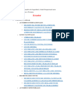 Comparativa de La Normativa de Seguridad y Salud Ocupacional Entre Ecuatoriana Colombiana y Peruana