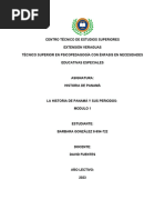 Modulo 1 Historia de Panamá