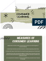 Week 7 Consumer Learning