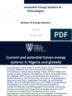 Review of Energy Syhstems