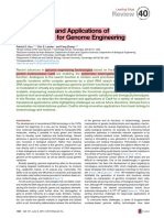 Development and Applications of CRISPR Cas9 For Genome Engineering