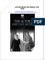 Get The Actor and His Body 4th Edition Litz Pisk PDF Full Chapter