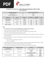 Skill Stork National Program Fee Quote AY2024-25