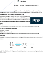 Previous Year Questions - Carbon and Its Compounds - 2 - Science Class 10 PDF Download