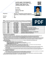 Student Admit Card