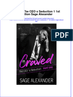 Dơnload Craved The CEO S Seduction 1 1st Edition Sage Alexander Full Chapter