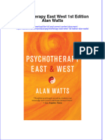 Dơnload Psychotherapy East West 1st Edition Alan Watts Full Chapter