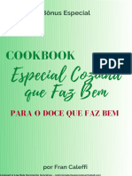 Cookbook: Especial Cozinha Que Faz Bem