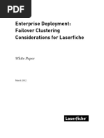 Enterprise Deployment - Failover Clustering With Laserfiche 8