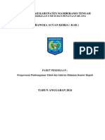 KAK Pengawasan Pembangunan Talud Dan Saluran Halaman Kantor Bupati Revisi