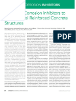 Migrating Corrosion Inhibitors To Protect Steel Reinforced Concrete Structures