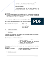 Analyse Fonctionnelle Le Cahier Des Charges