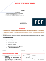 Construction of Genomic Library Mcba P7 T