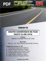 Trabajo #03 Disego Geometrico de Carreteras