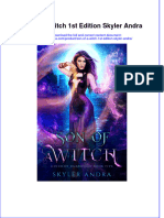 Dơnload Son of A Witch 1st Edition Skyler Andra Full Chapter