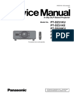 Panasonic 3 Chip DLP Based DMD Projector Service Manual