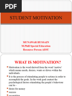 Unit 3 Student Motivation 8601