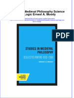 Dơnload Studies in Medieval Philosophy Science and Logic Ernest A. Moody Full Chapter