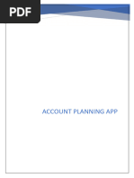 Account Planning App Setup