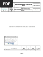 Method Statement For Terrazzo Tiles Works (Rev-00) - FDH Stamped