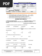 Examen I Quimestre Física 1