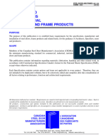 CSDMA 2006 08 11 00 Steel Door Frame Product Specifications Web Version July 25 06