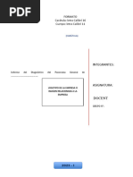 Formato Informe Diagnóstico General de La Empresa