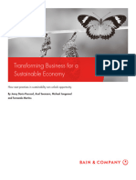 Bain Brief Transforming Business For A Sustainable Economy