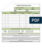 Formato Entrega Epp - Sociedad de Maestros Constructores Mesa de Los Santos Sas