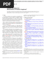 E1820-21 - Standard Test Method For Measurement of Fracture Toughness