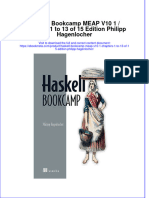 Dơnload Haskell Bookcamp MEAP V10 1 / Chapters 1 To 13 of 15 Edition Philipp Hagenlocher Full Chapter