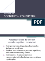 Psicoterapia Cognitiva - Conductual