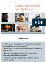 Alimentación en Las Distintas Etapas Biológicas Unidad5