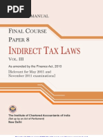 Indirect Tax Laws Vol.-Iii (Practice Manual) - g2