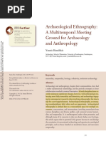 Archaeological Ethnography (Hamilakis 2011)