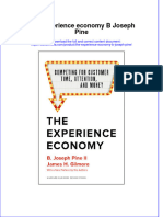 Dơnload The Experience Economy B Joseph Pine Full Chapter