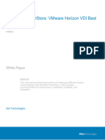 Dell Emc Powerstore: Vmware Horizon Vdi Best Practices: White Paper